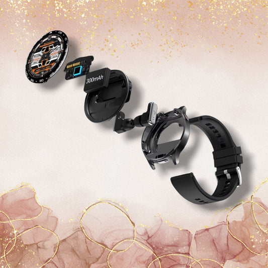 Montre connectée bluetooth rose "Galvoris"