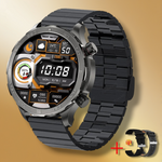 Montre cardio et GPS Noire acier "Xenthoris" - Vignette | Caribeole