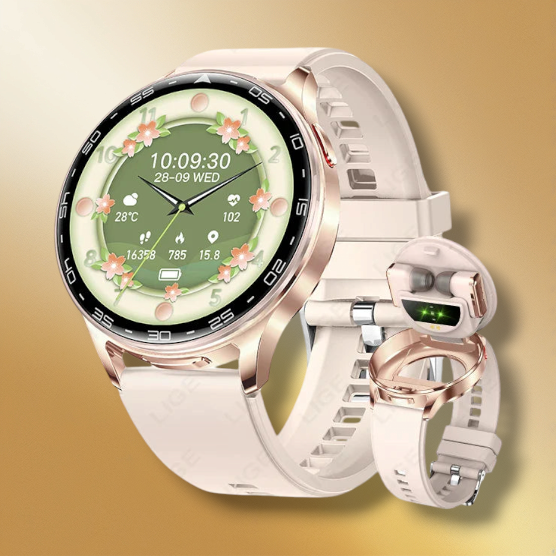 Montre connectée bluetooth rose "Galvoris"