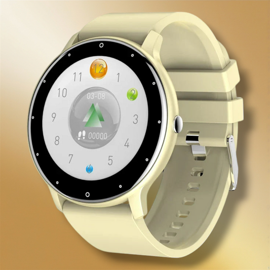 Montre connectée pour android jaune "Quantheloris"