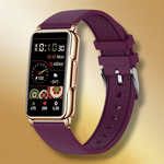 Montre connectée silicone Violette "Galvionis" - Vignette | Caribeole