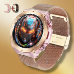 Montre gps pour femme rose "Pulsathorix" - Vignette | Caribeole