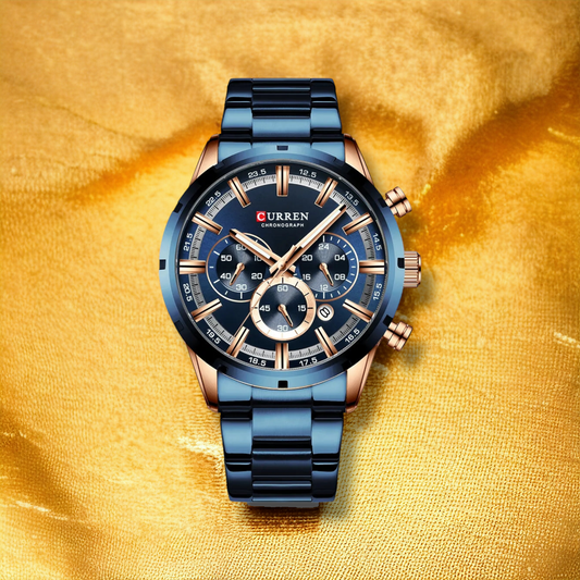 Montre Bleue Femme - "Rina" | CARIBEOLE