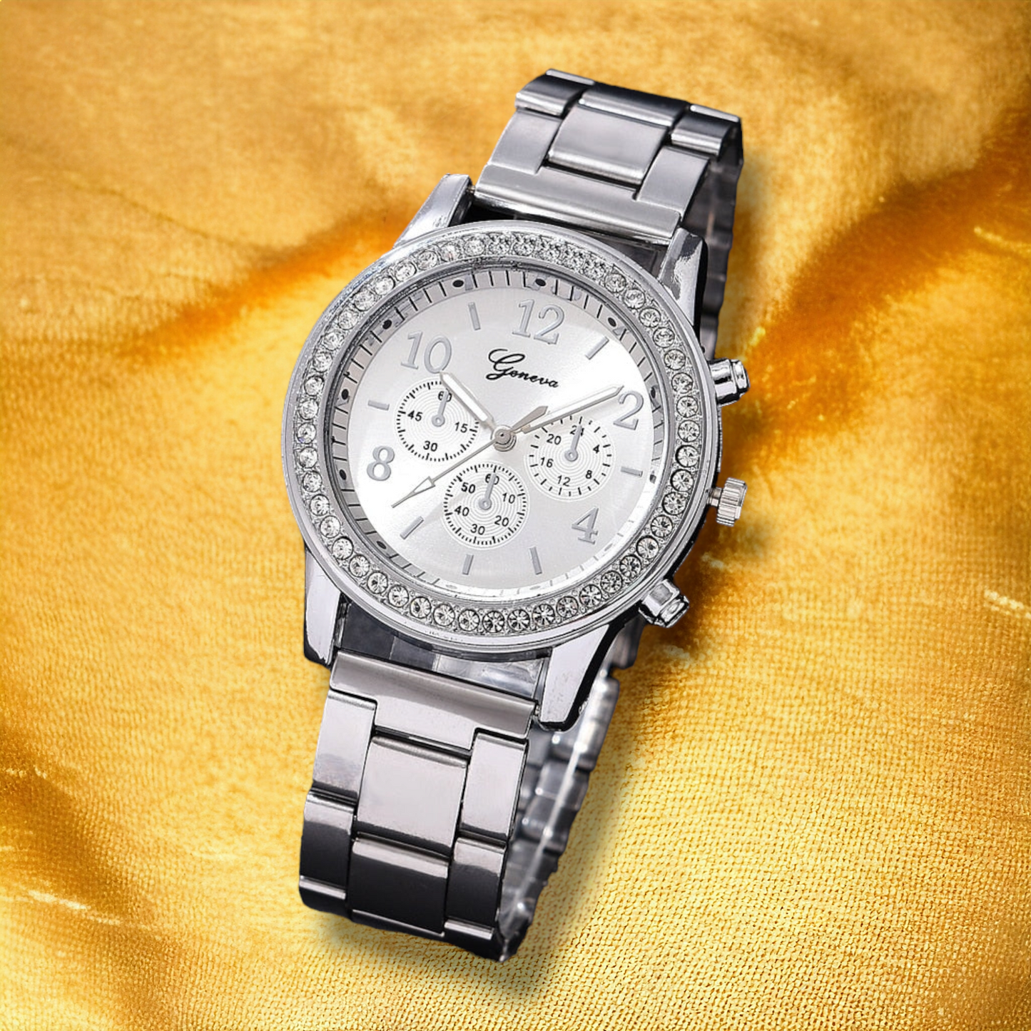 Coffret Montre Femme Bracelet Acier - "Nita" | CARIBEOLE