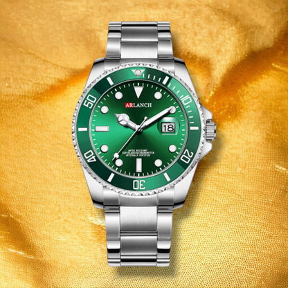 Montre Femme Verte Bracelet Acier "Cella"