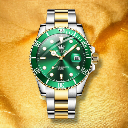 Montre Verte Femme Acier - "Pria" | CARIBEOLE