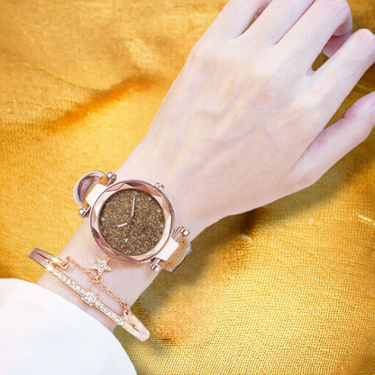 Coffret Pour Femme Montre et Bracelet - "Galia"