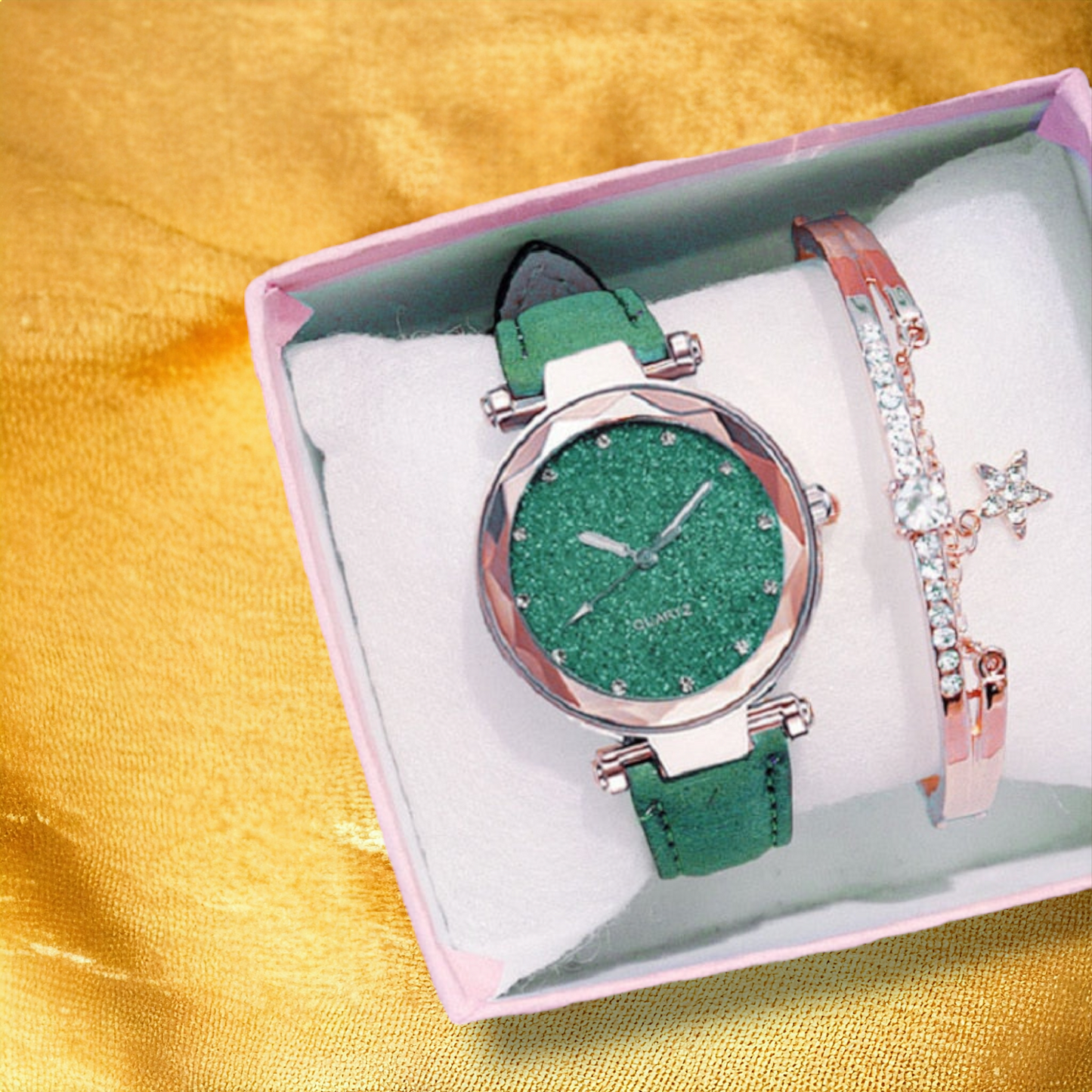 Coffret Pour Femme Montre et Bracelet - "Galia"