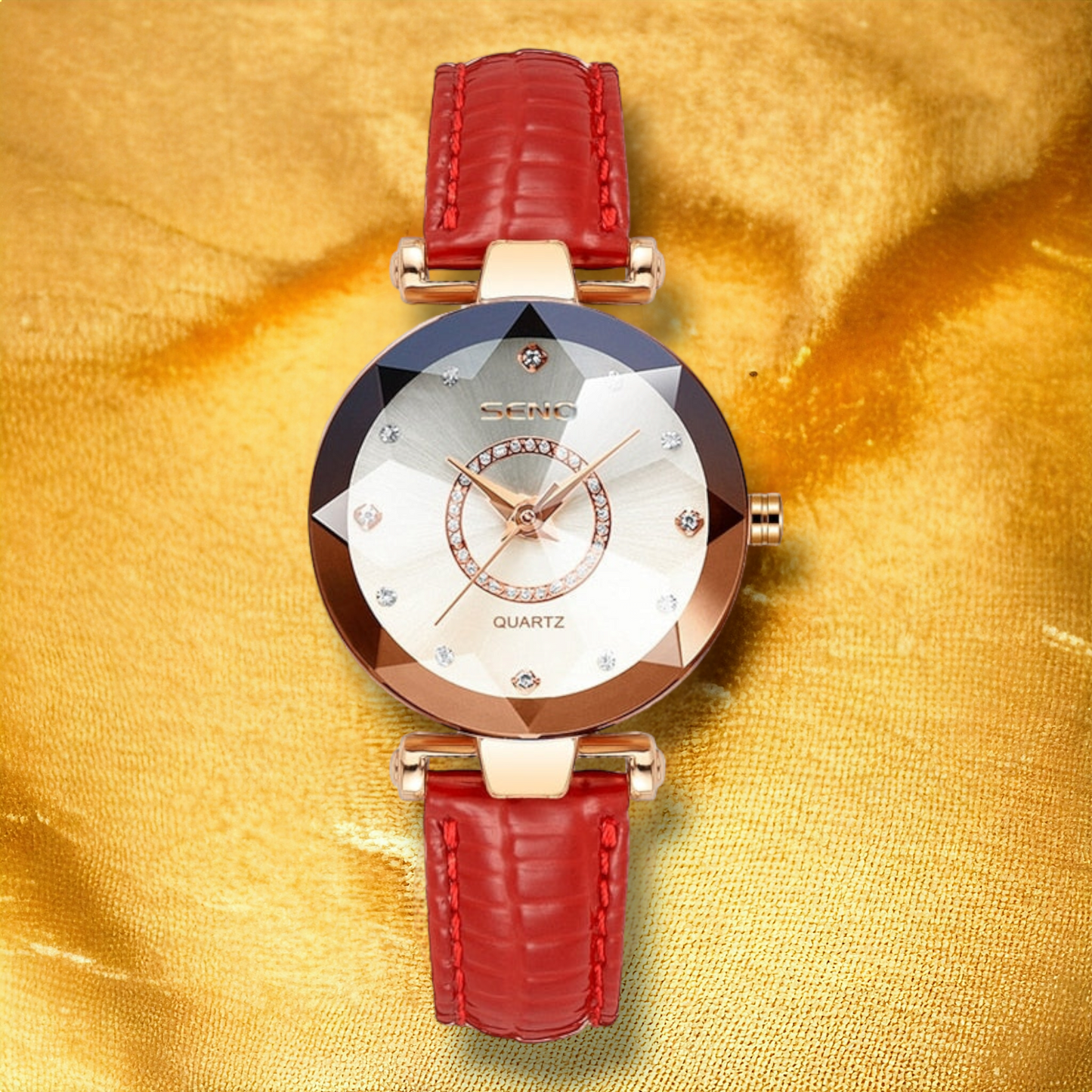 Montre Femme Bracelet Cuir - "Tasha"