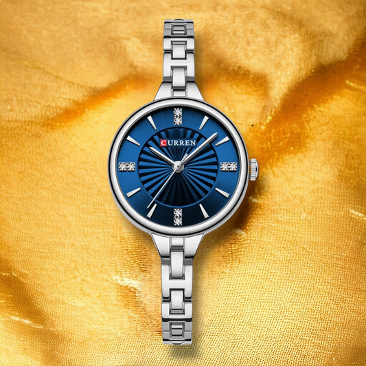 Montre Argent Bleu - "Tita"