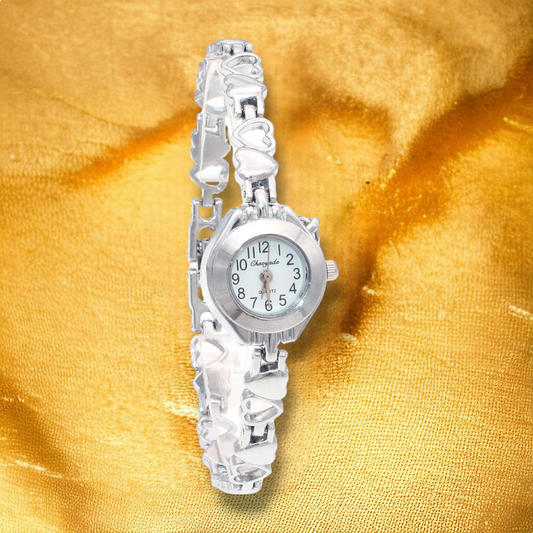 Montre Femme Petit Cadran Blanc - "Alondra"