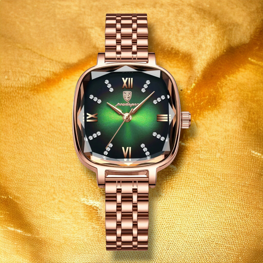 Montre Verte Femme - "Janina"