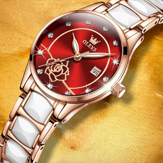 Montre Femme Rouge - "Daya"