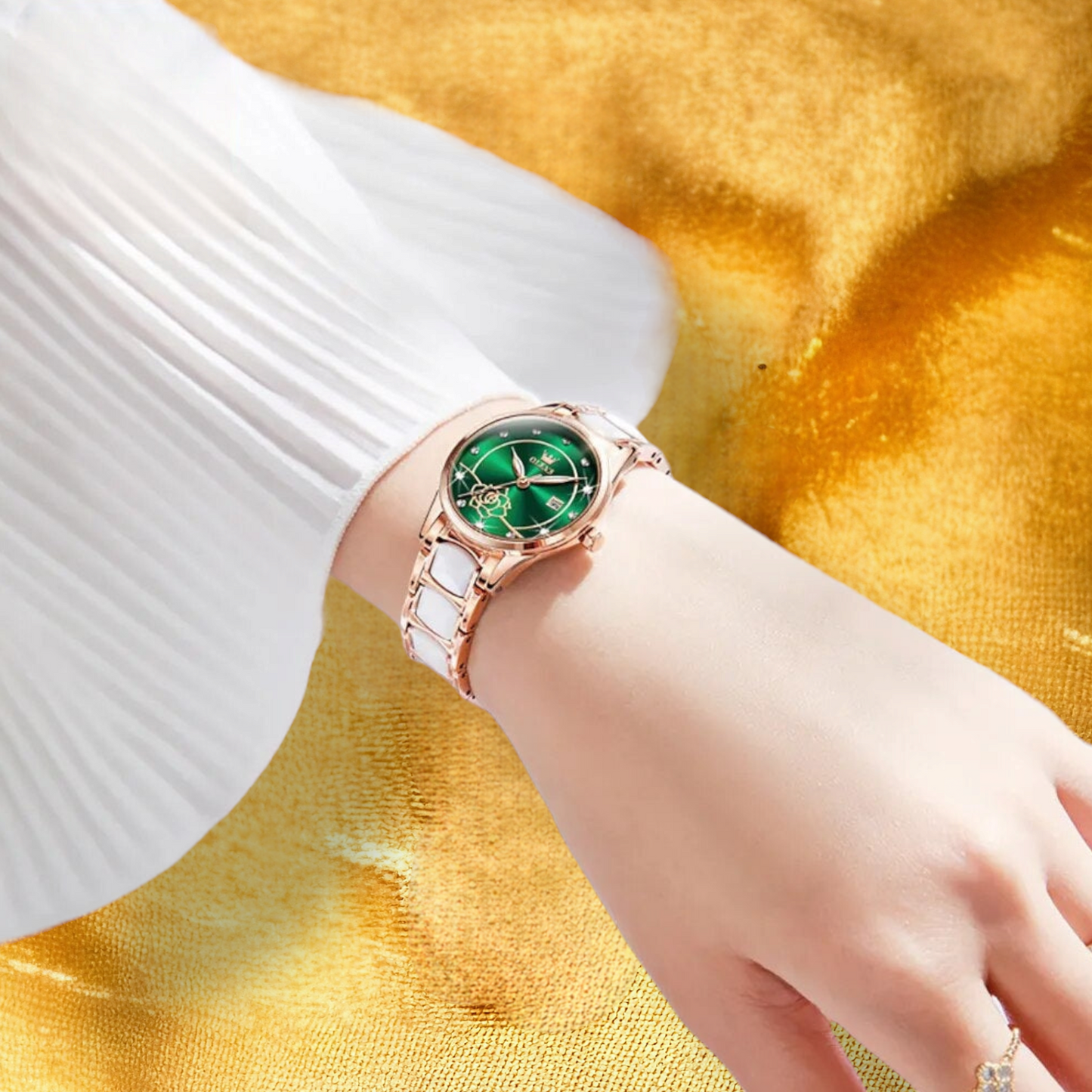 Montre Femme Verte - "Juna"