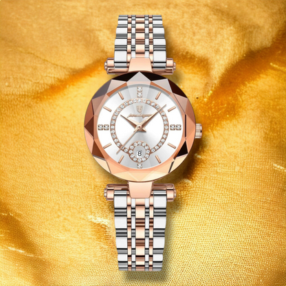 Montre Femme Bracelet Acier Inoxydable "Zinqua"