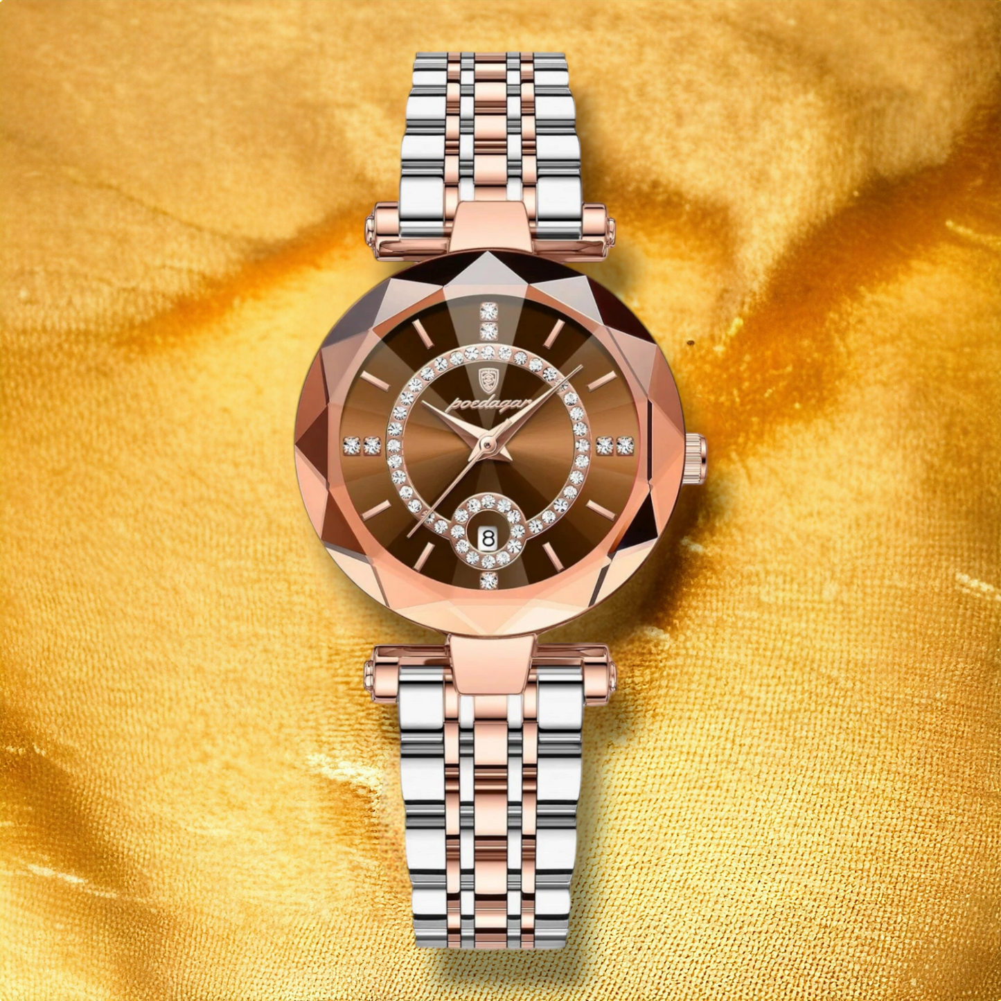 Montre Femme Bracelet Acier Inoxydable "Zinqua"