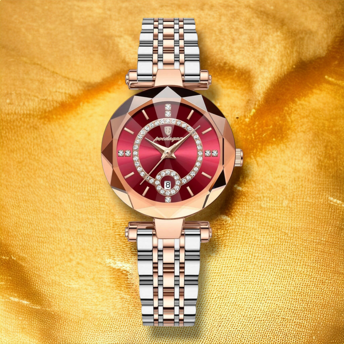 Montre Femme Bracelet Acier Inoxydable "Zinqua"