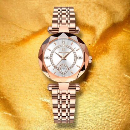 Montre Femme Bracelet Acier Inoxydable "Zinqua"